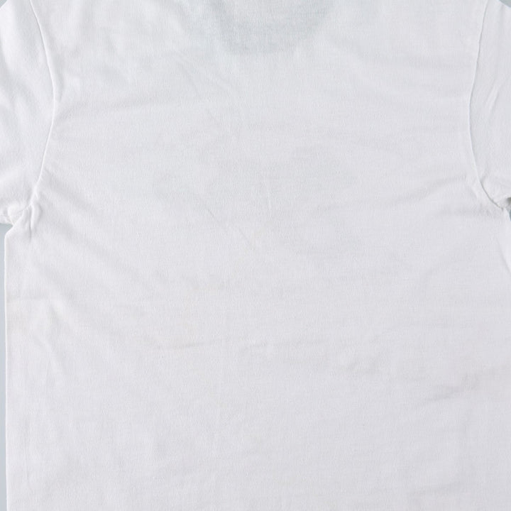 90'S Hanes ringer t-shirt, made in USA, women's size S (approx.) cotton white type Vintage Second Hand