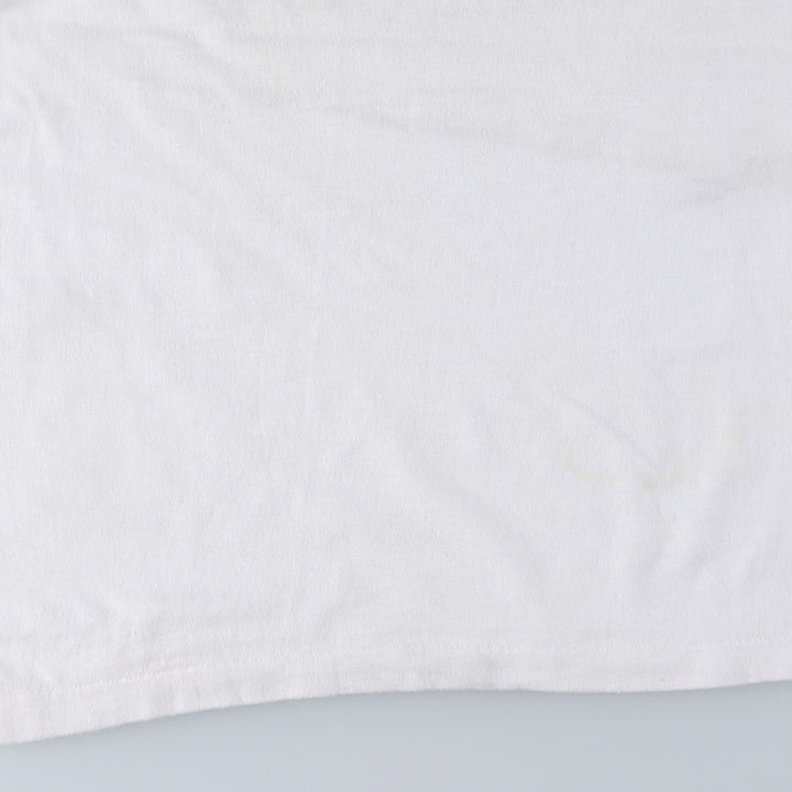 90'S Hanes ringer t-shirt, made in USA, women's size S (approx.) cotton white type Vintage Second Hand