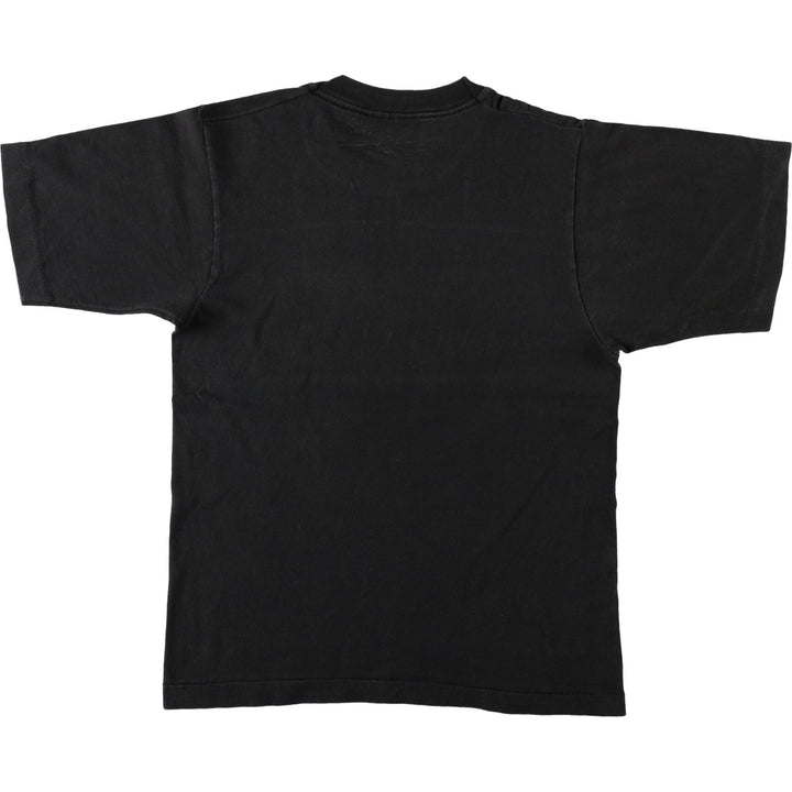 ~90'S Motorcycle Bike T-Shirt, Made in USA, Women's Size S (Equivalent), Vintage cotton black type Vintage Second Hand
