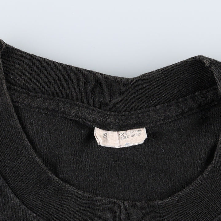 ~90'S Motorcycle Bike T-Shirt, Made in USA, Women's Size S (Equivalent), Vintage cotton black type Vintage Second Hand