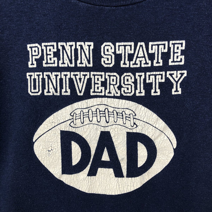 1980'S Velva Sheen Penn State College T-shirt, Women's Size M (approx.), Vintage cotton navy blue type Vintage Second Hand