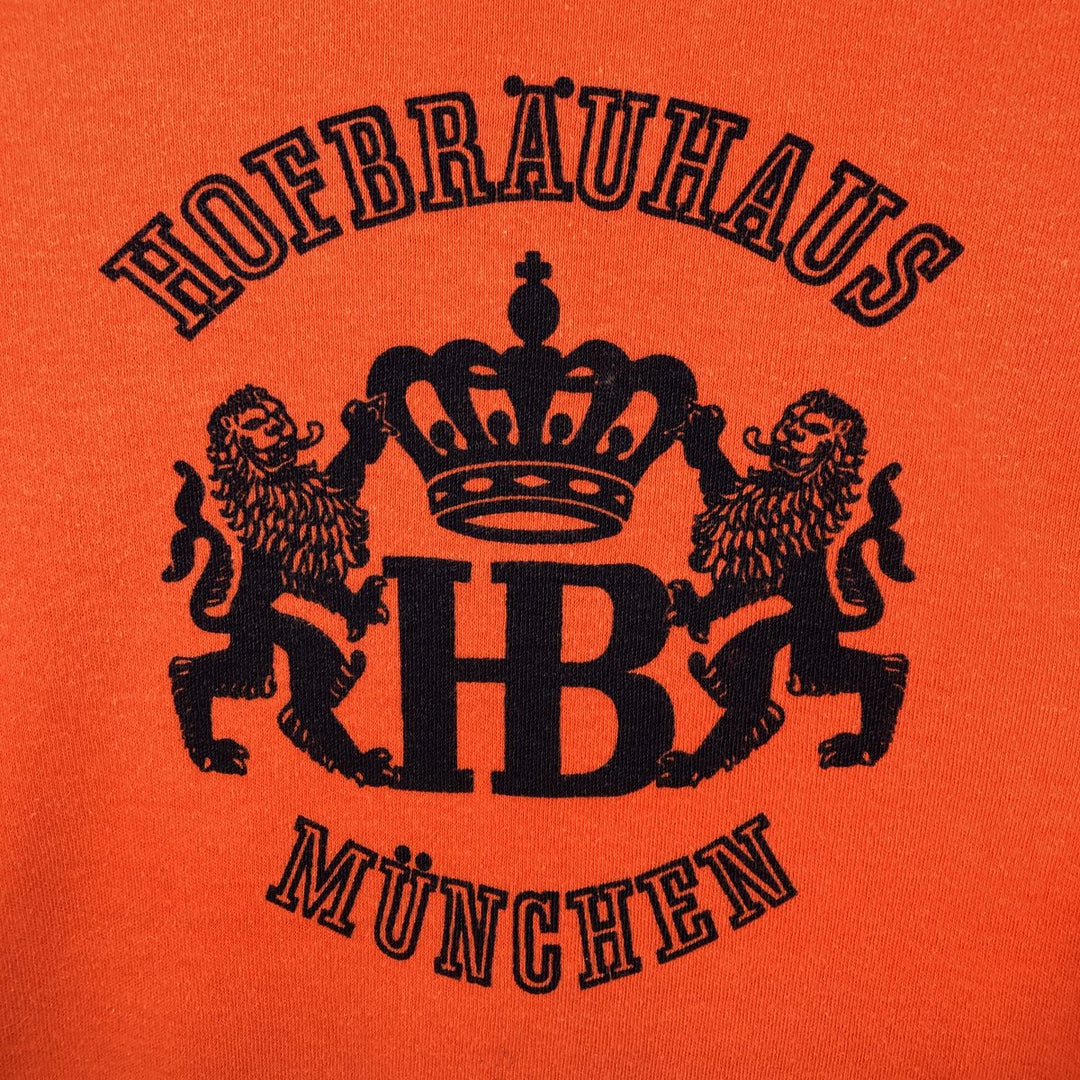 HOFBRAUHAUS Advertising T-shirt, Women's Size M (approx.), Vintage unclear orange type Vintage Second Hand