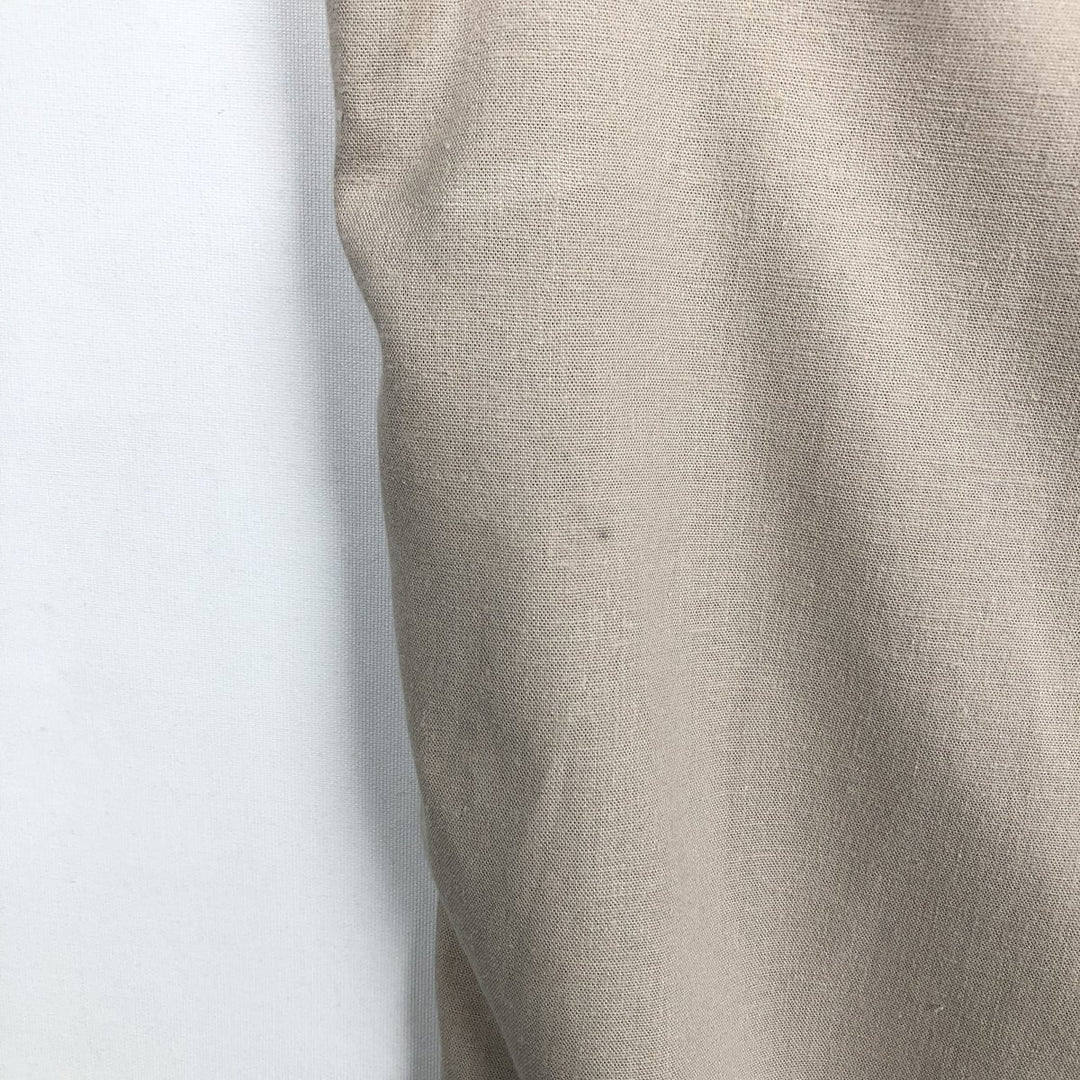 GAP Short-Sleeve Open-Collar Linen Shirt, Boxy Shirt, Men's Size XL (Equivalent), Vintage linen Beige type Vintage Second Hand