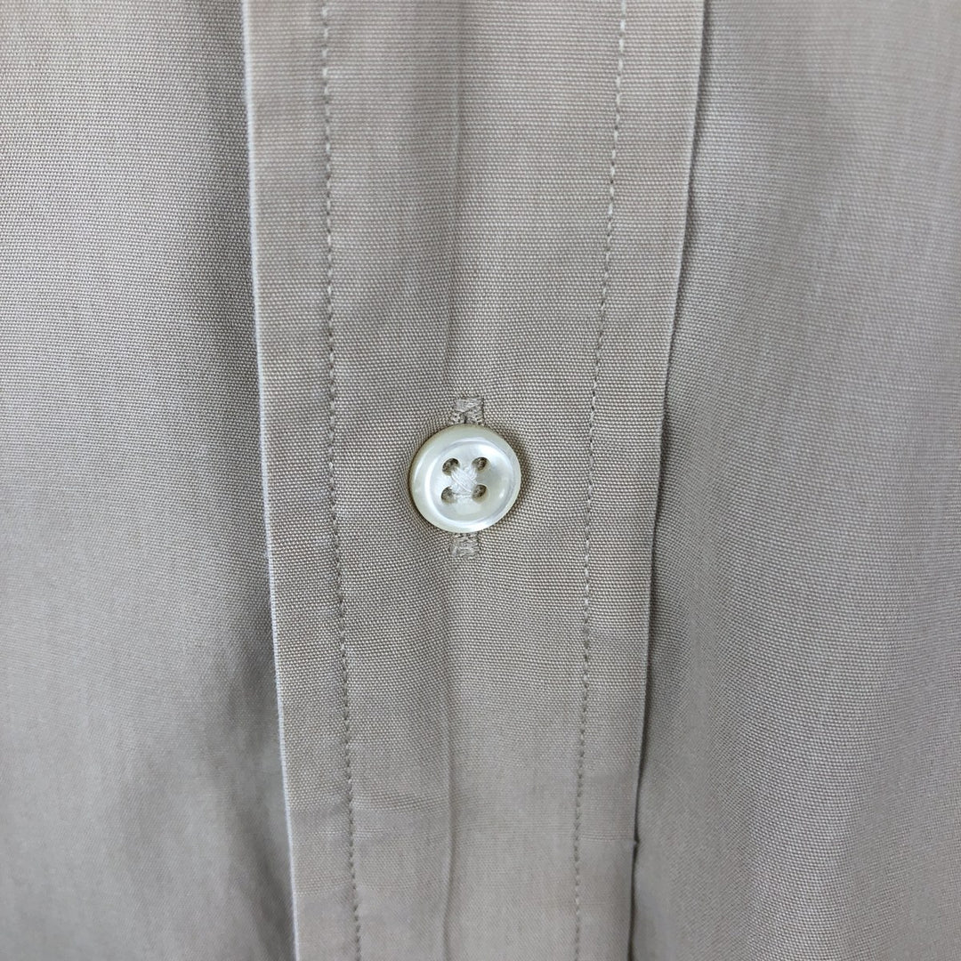 Ralph Lauren BLAKE short sleeve button down shirt, men's XL size cotton Beige type Vintage Second Hand