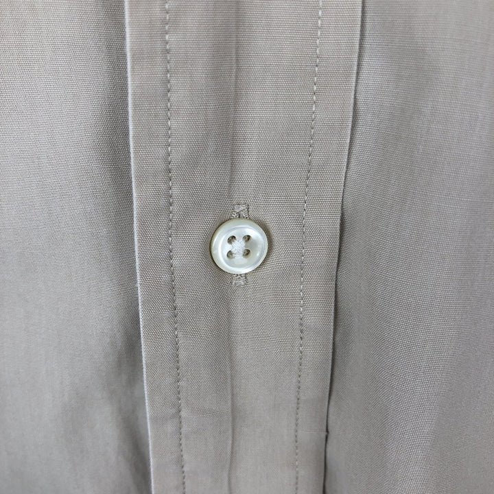 Ralph Lauren BLAKE short sleeve button down shirt, men's XL size cotton Beige type Vintage Second Hand