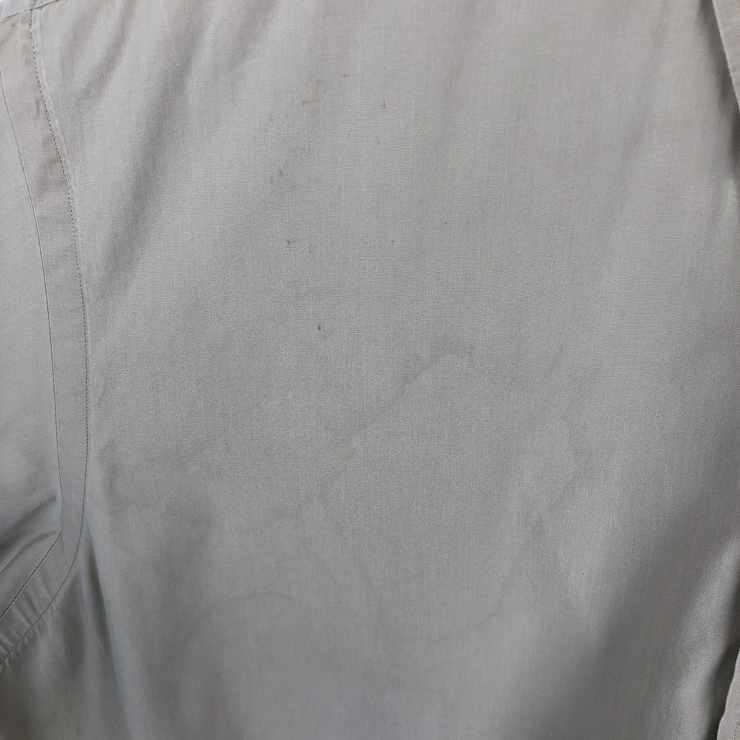 Ralph Lauren BLAKE short sleeve button down shirt, men's XL size cotton Beige type Vintage Second Hand