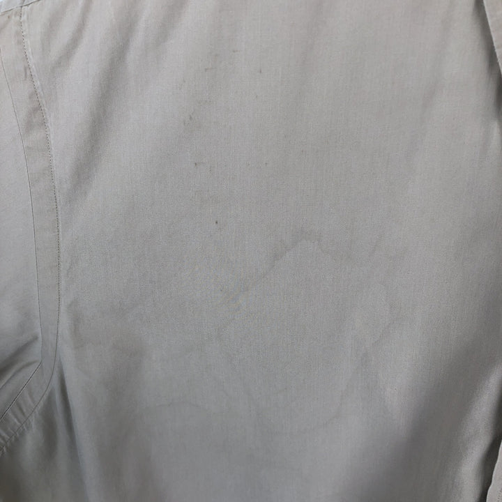 Ralph Lauren BLAKE short sleeve button down shirt, men's XL size cotton Beige type Vintage Second Hand