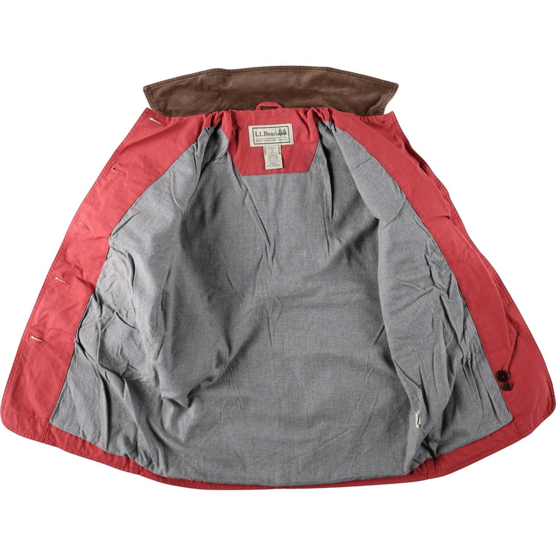 90s-00'S LLBean Hunting Jacket, Women's Size S (approx.), Vintage cotton red type Vintage Second Hand