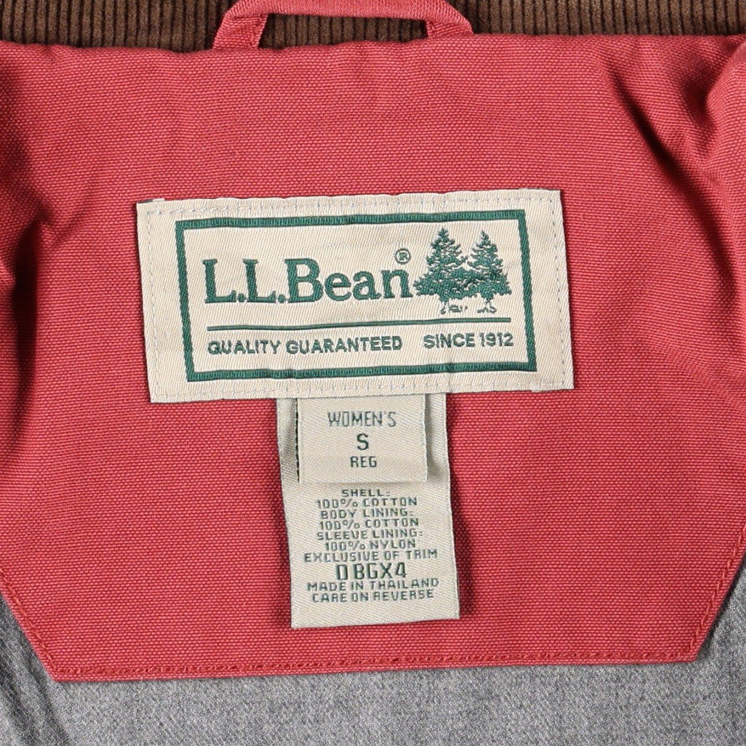 90s-00'S LLBean Hunting Jacket, Women's Size S (approx.), Vintage cotton red type Vintage Second Hand