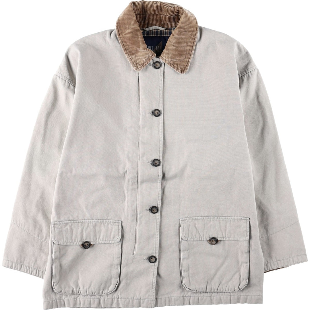 FREE FALL Hunting Jacket (Women's Size M) cotton Beige type Vintage Second Hand