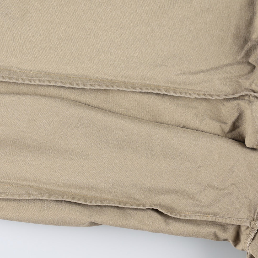 80s-90'S Lands' End Swing Top Sport Jacket, Women's Size L (approx.), Vintage cotton Beige type Vintage Second Hand