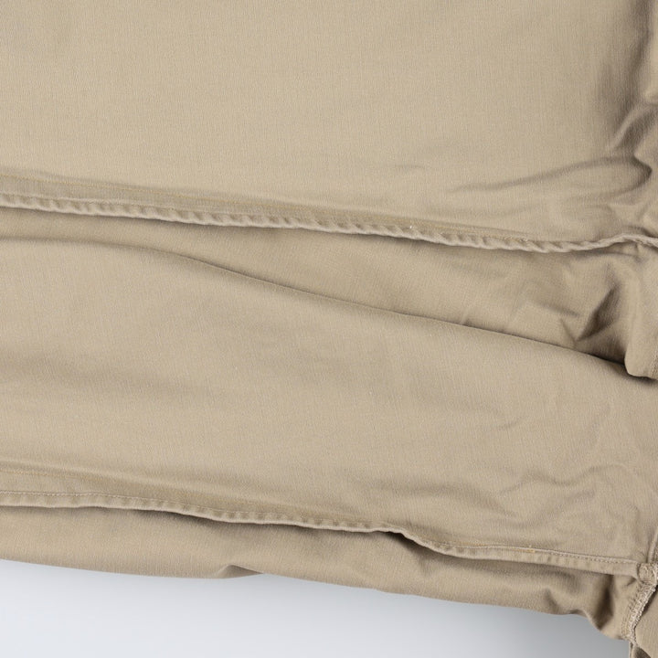 80s-90'S Lands' End Swing Top Sport Jacket, Women's Size L (approx.), Vintage cotton Beige type Vintage Second Hand