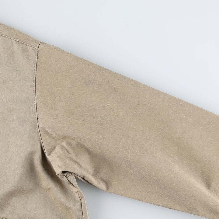 80s-90'S Lands' End Swing Top Sport Jacket, Women's Size L (approx.), Vintage cotton Beige type Vintage Second Hand