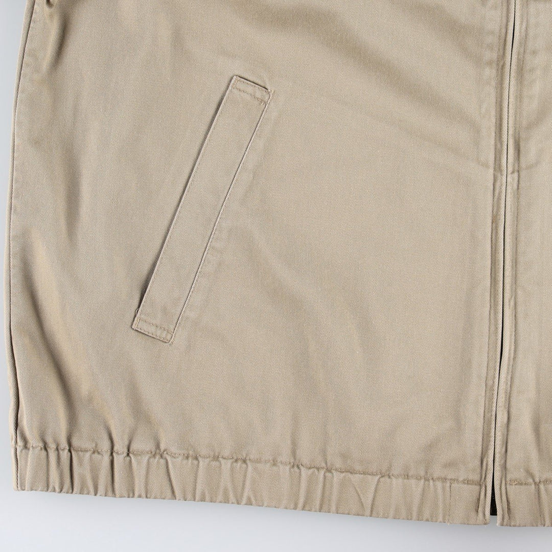 80s-90'S Lands' End Swing Top Sport Jacket, Women's Size L (approx.), Vintage cotton Beige type Vintage Second Hand
