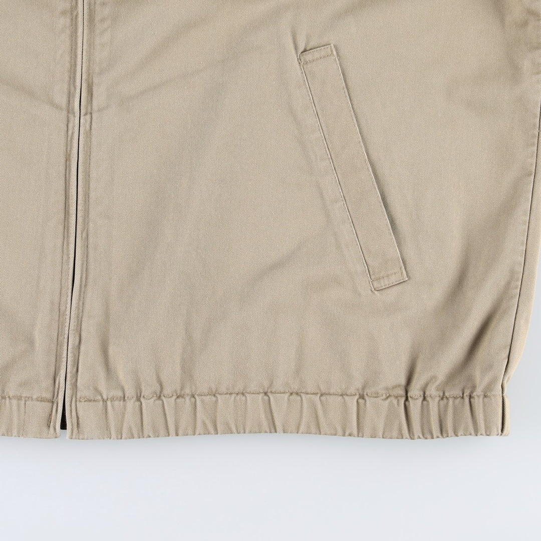 80s-90'S Lands' End Swing Top Sport Jacket, Women's Size L (approx.), Vintage cotton Beige type Vintage Second Hand