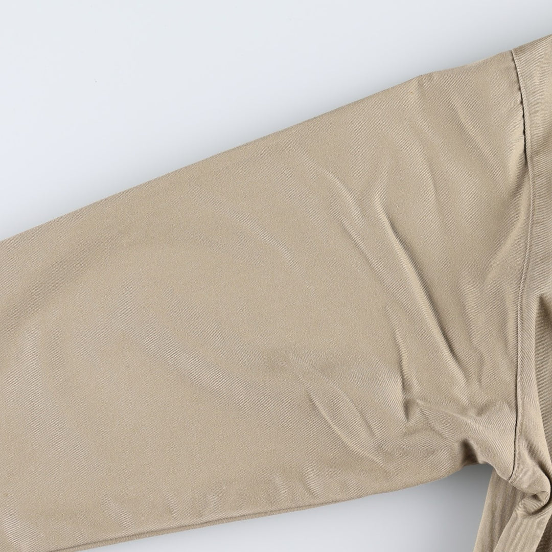 80s-90'S Lands' End Swing Top Sport Jacket, Women's Size L (approx.), Vintage cotton Beige type Vintage Second Hand