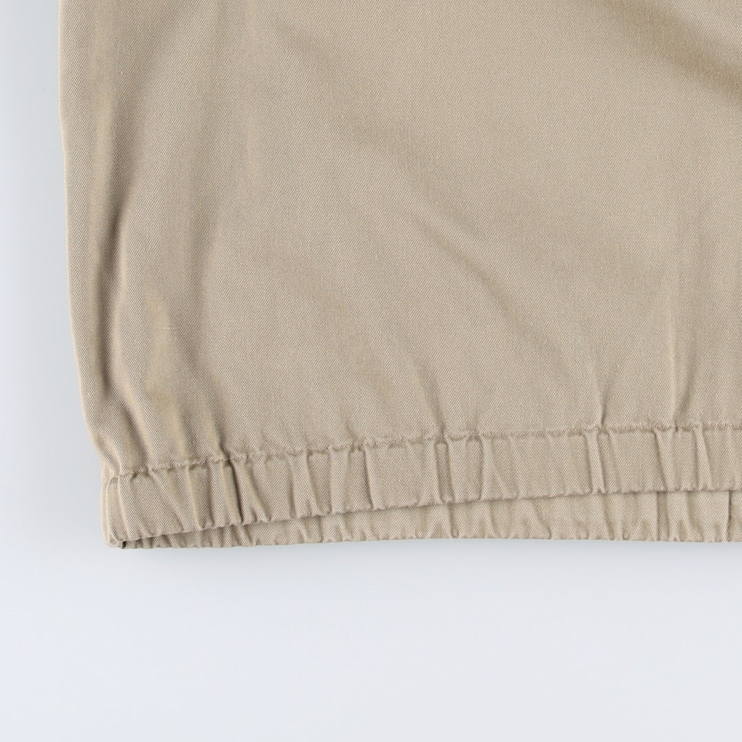 80s-90'S Lands' End Swing Top Sport Jacket, Women's Size L (approx.), Vintage cotton Beige type Vintage Second Hand