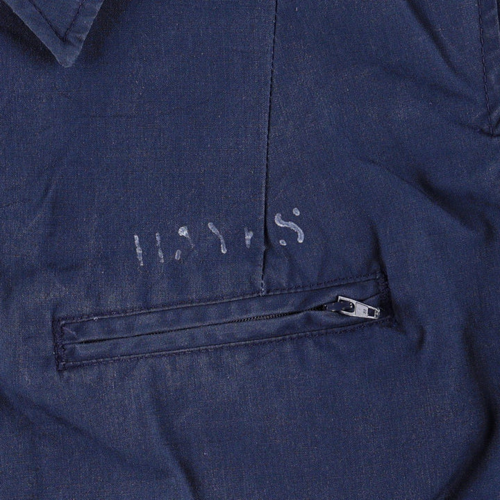 1990'S US Military Utility Jacket, Women's Size XL (Equivalent), Vintage polyester navy blue type Vintage Second Hand