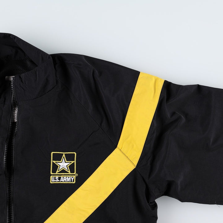 Genuine US Army APFU Training Jacket, Nylon Jacket, Made in USA, Size Small Nylon black type Vintage Second Hand