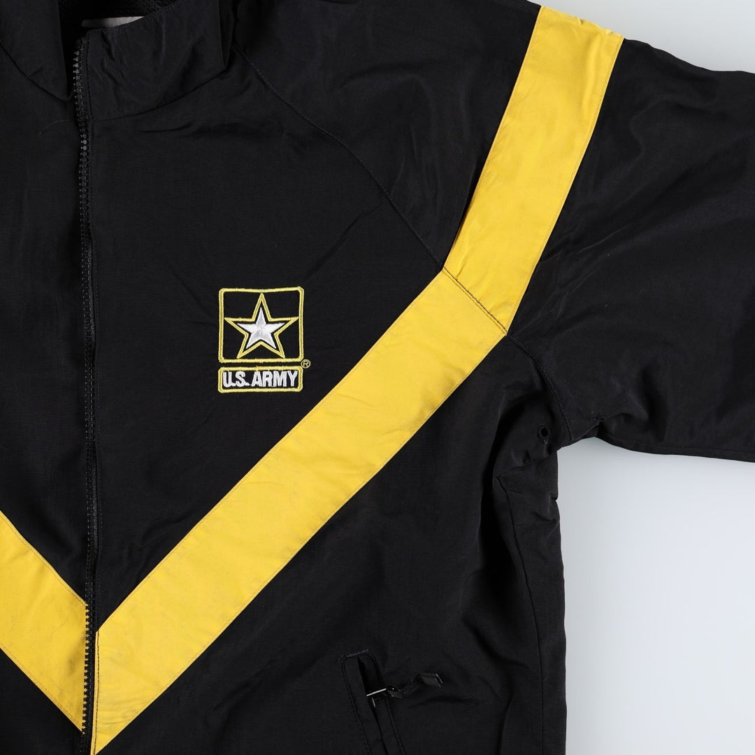 Genuine US Army APFU Training Jacket, Nylon Jacket, Made in USA, Size Small Nylon black type Vintage Second Hand