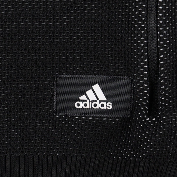 Adidas track jacket, women's size M (approx.) polyester black type Vintage Second Hand