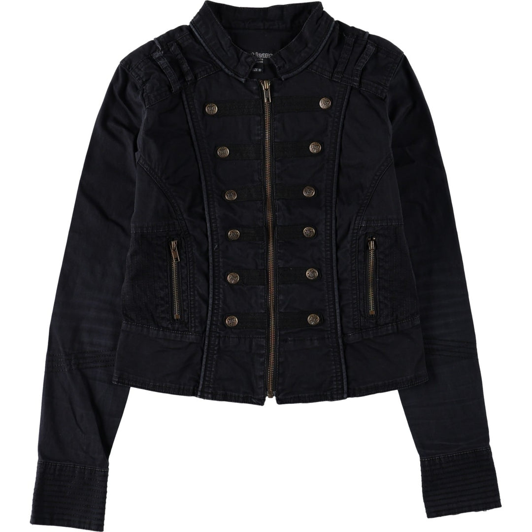 Just Jeans Cotton Jacket Napoleon Jacket Women's Size L (approx.) cotton black type Vintage Second Hand