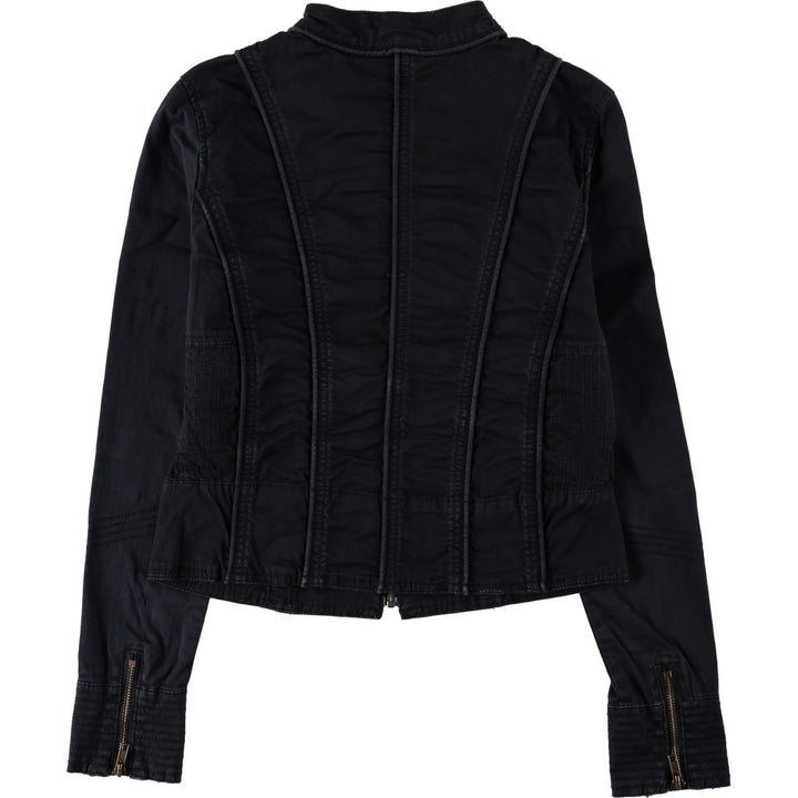 Just Jeans Cotton Jacket Napoleon Jacket Women's Size L (approx.) cotton black type Vintage Second Hand