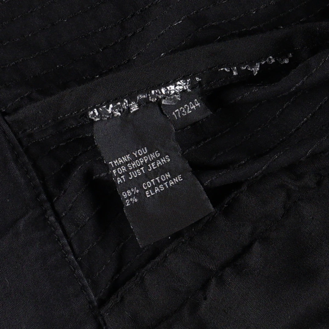Just Jeans Cotton Jacket Napoleon Jacket Women's Size L (approx.) cotton black type Vintage Second Hand
