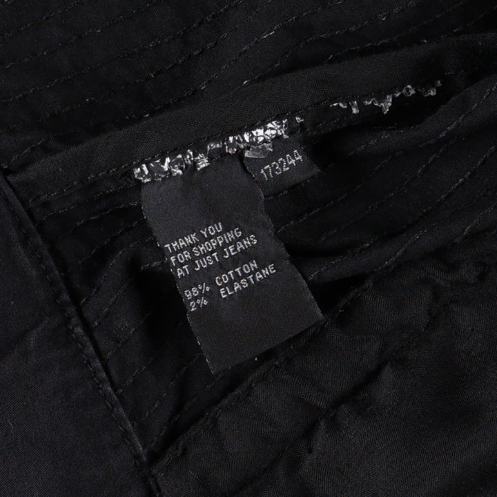 Just Jeans Cotton Jacket Napoleon Jacket Women's Size L (approx.) cotton black type Vintage Second Hand