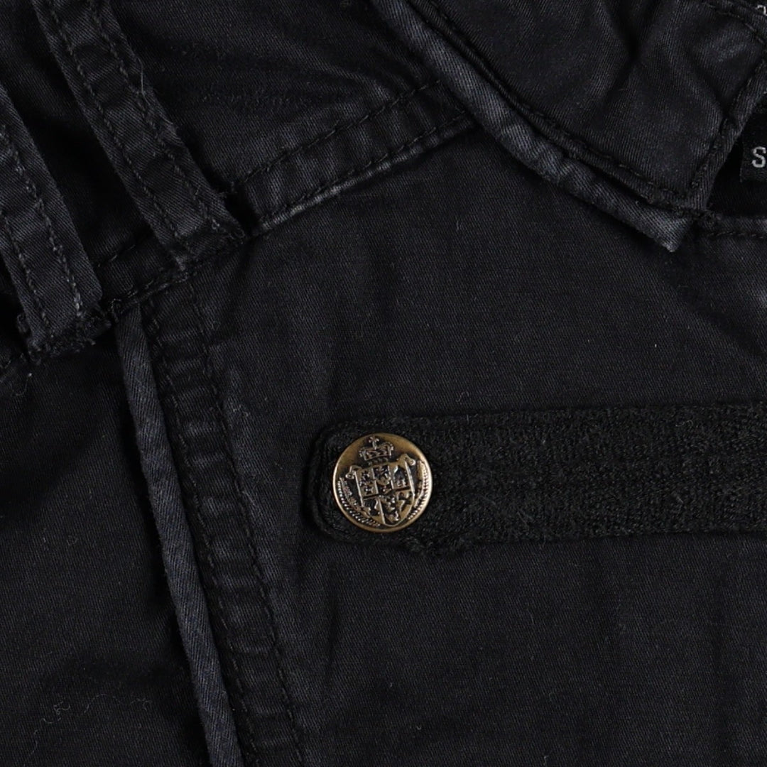 Just Jeans Cotton Jacket Napoleon Jacket Women's Size L (approx.) cotton black type Vintage Second Hand