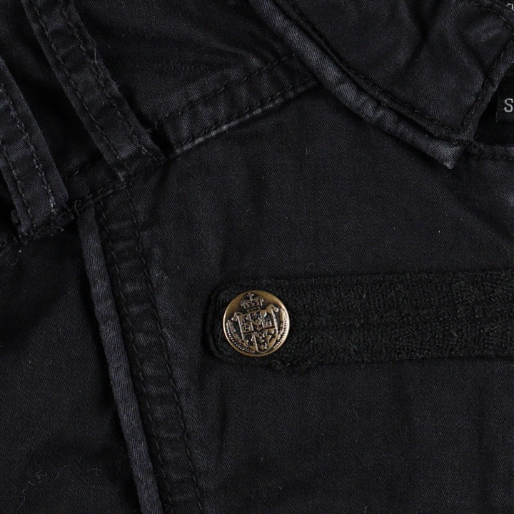 Just Jeans Cotton Jacket Napoleon Jacket Women's Size L (approx.) cotton black type Vintage Second Hand