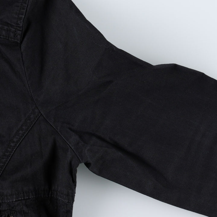 Just Jeans Cotton Jacket Napoleon Jacket Women's Size L (approx.) cotton black type Vintage Second Hand