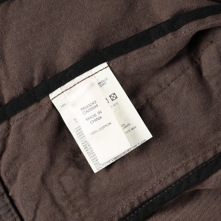Diesel DIESEL Stripe Pattern Cotton Jacket, Rider Jacket, Women's Size S (approx.) cotton brown type Vintage Second Hand