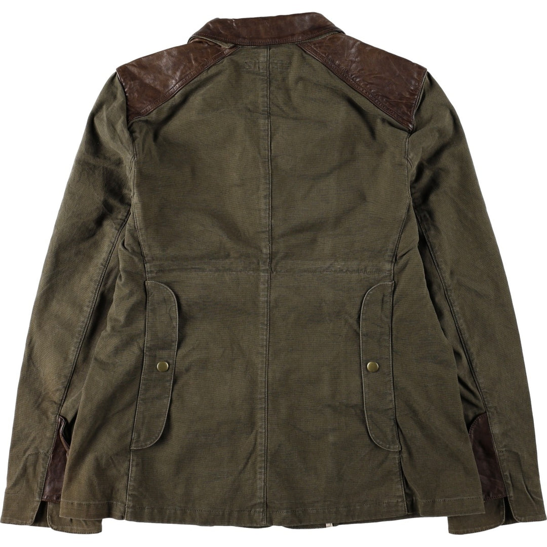Ralph Lauren hunting jacket, women's size L (approx.) cotton Khaki type Vintage Second Hand