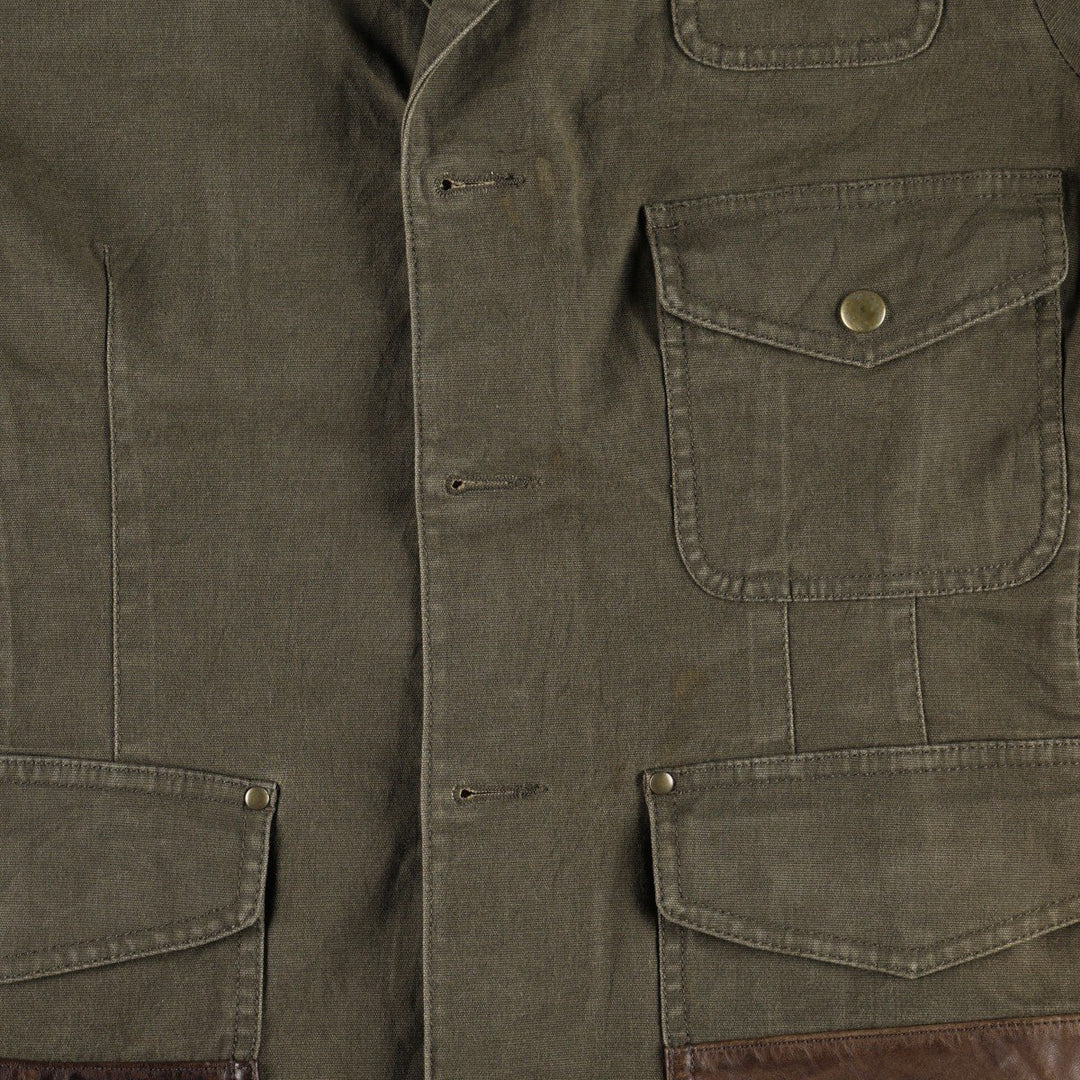 Ralph Lauren hunting jacket, women's size L (approx.) cotton Khaki type Vintage Second Hand
