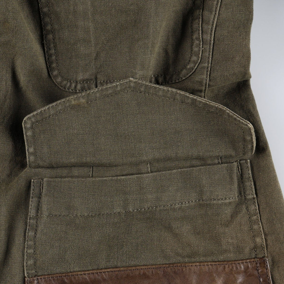Ralph Lauren hunting jacket, women's size L (approx.) cotton Khaki type Vintage Second Hand