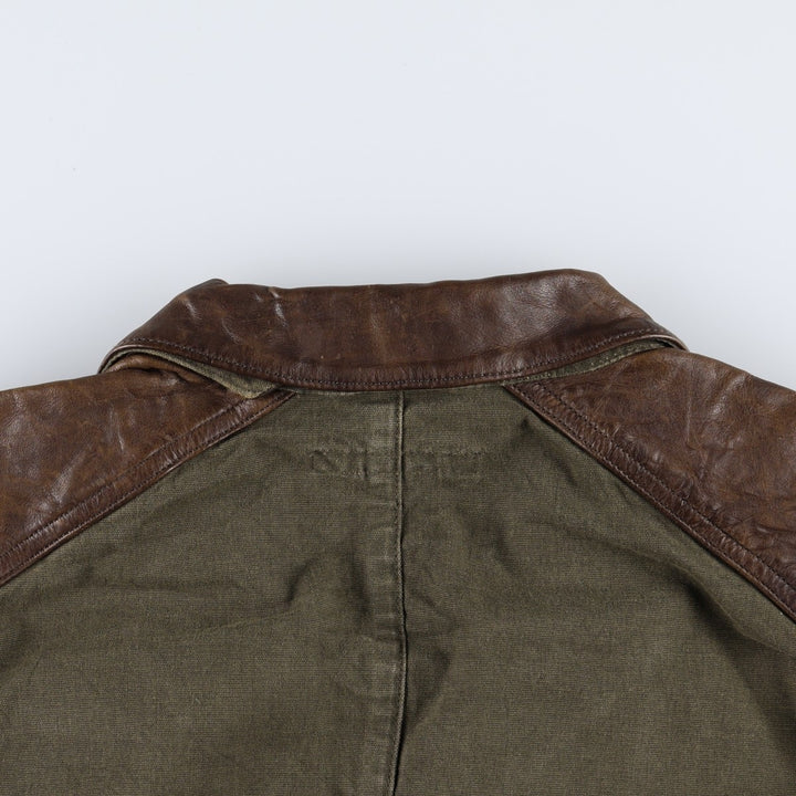 Ralph Lauren hunting jacket, women's size L (approx.) cotton Khaki type Vintage Second Hand