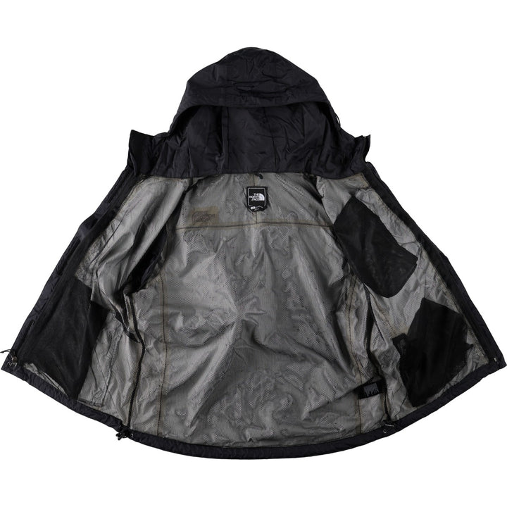 THE NORTH FACE HYVENT Mountain Parka Shell Jacket Women's L size Nylon black type Vintage Second Hand