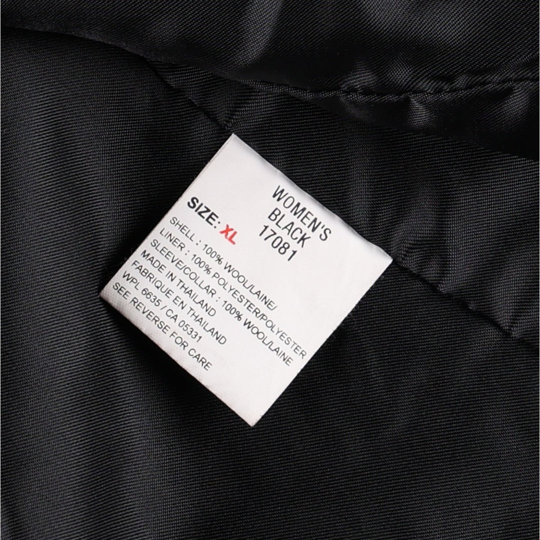 2000'S Woolrich Wool Jacket, Women's Size XL wool black type Vintage Second Hand