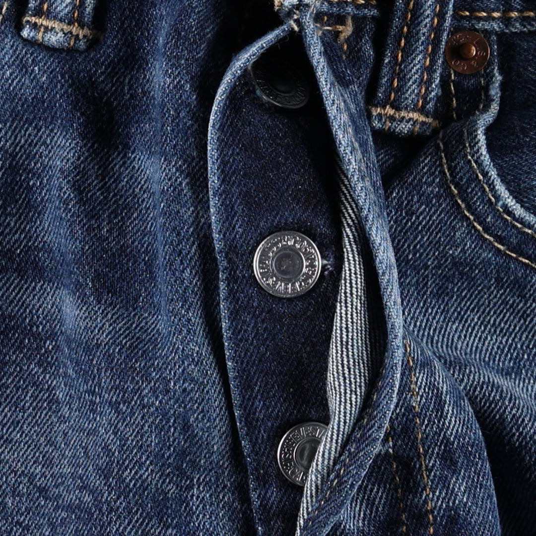 Levi's Cut-off Denim Half Pants, Women's Size M (W26 equivalent) cotton navy blue type Vintage Second Hand