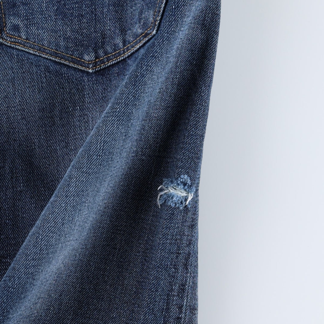 Levi's Cut-off Denim Half Pants, Women's Size M (W26 equivalent) cotton navy blue type Vintage Second Hand