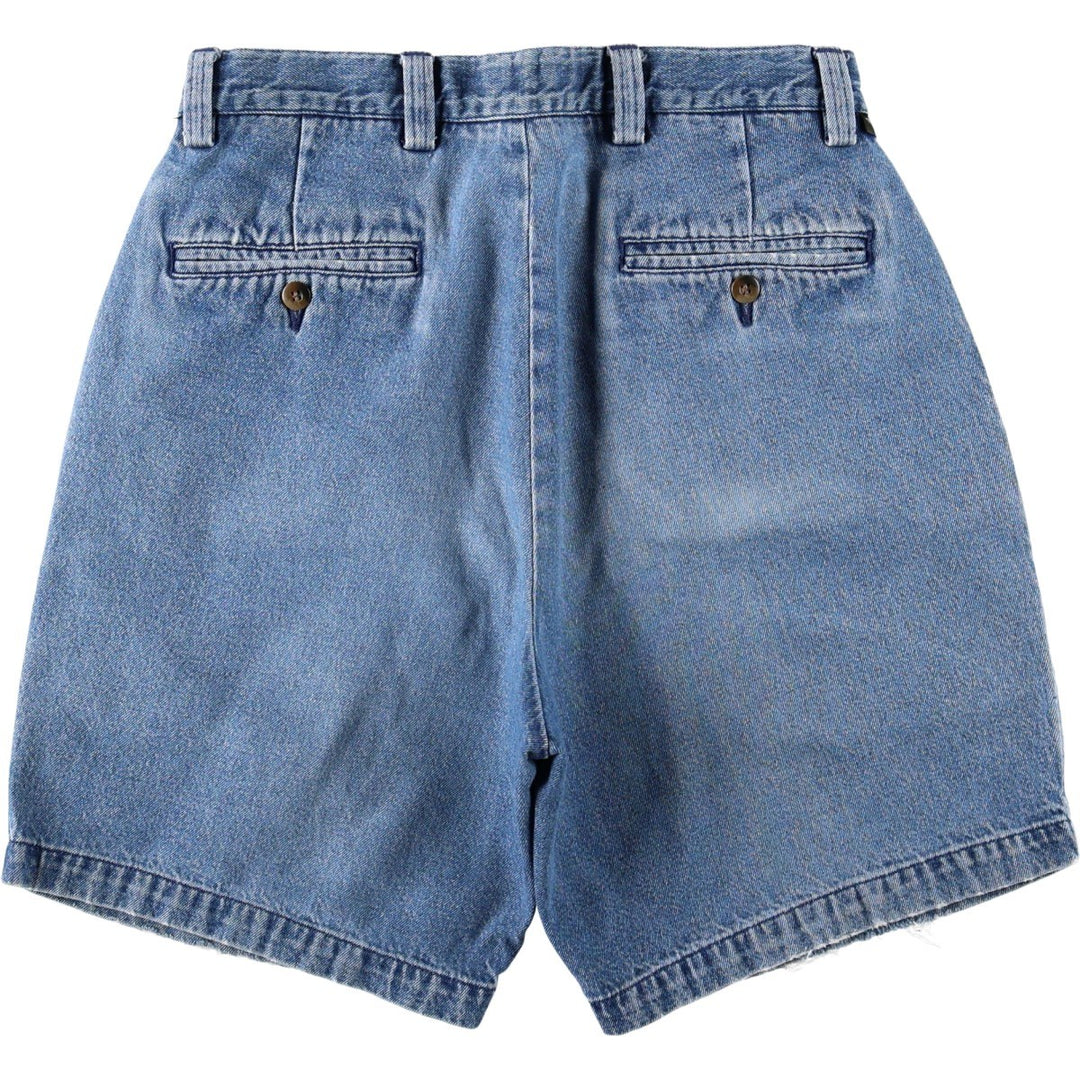Dockers Women's XL (W31) Two-Pleat Denim Shorts unclear blue type Vintage Second Hand