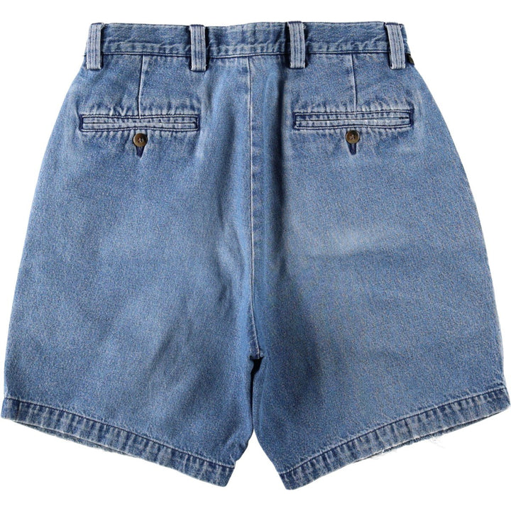 Dockers Women's XL (W31) Two-Pleat Denim Shorts unclear blue type Vintage Second Hand