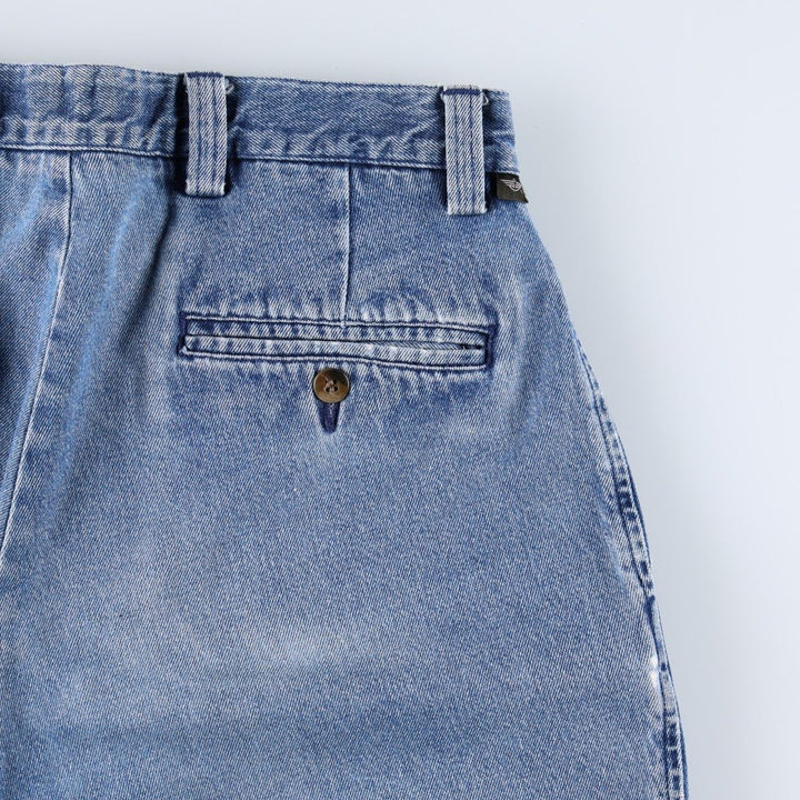 Dockers Women's XL (W31) Two-Pleat Denim Shorts unclear blue type Vintage Second Hand