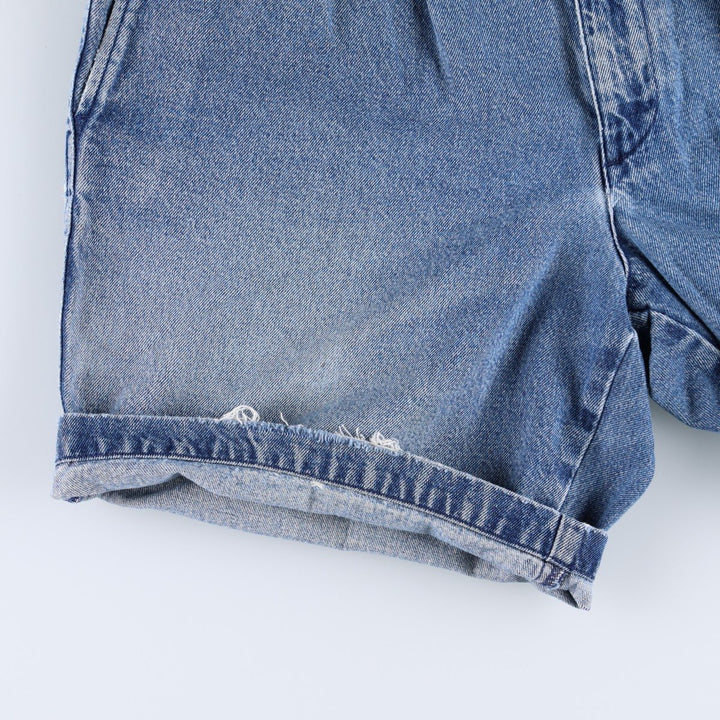 Dockers Women's XL (W31) Two-Pleat Denim Shorts unclear blue type Vintage Second Hand