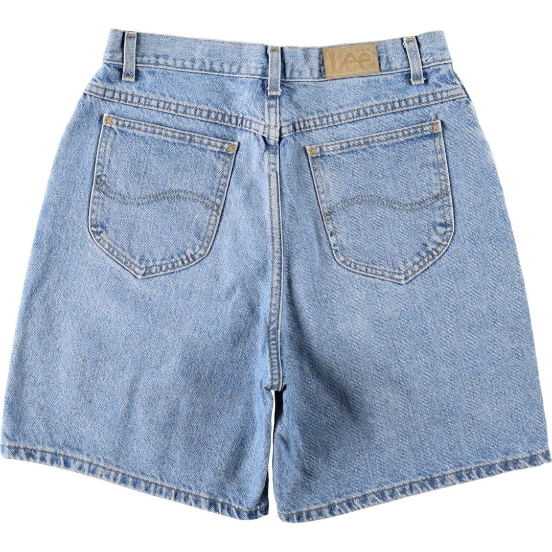 Lee denim shorts, women's size L (w30) cotton blue type Vintage Second Hand