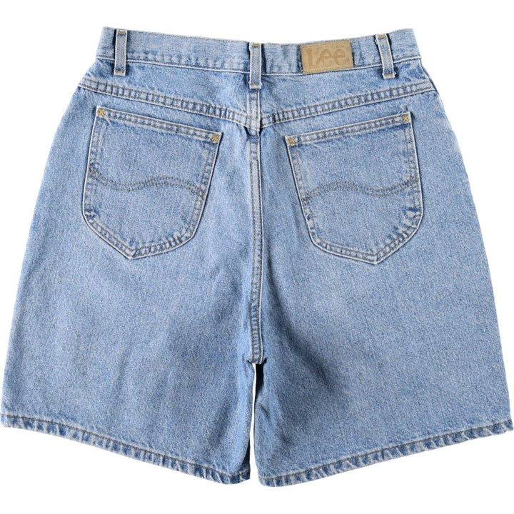 Lee denim shorts, women's size L (w30) cotton blue type Vintage Second Hand