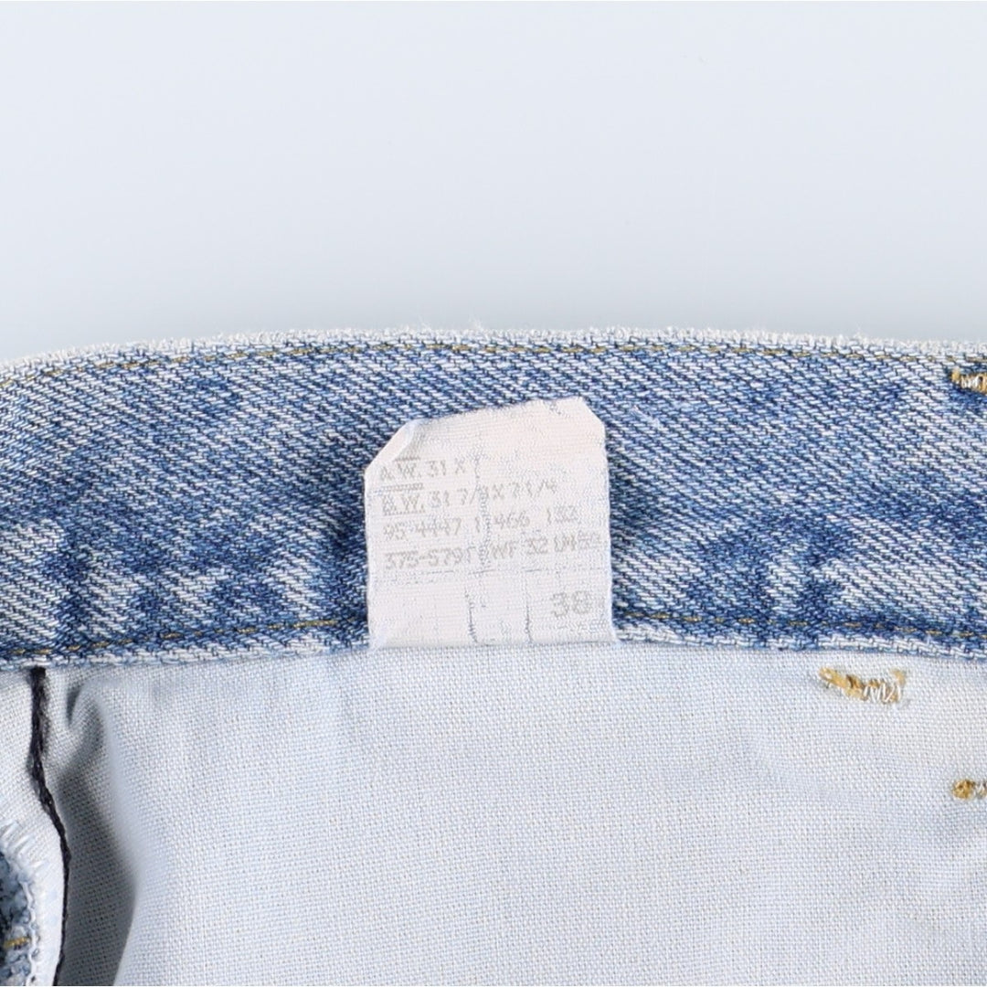 Lee denim shorts, women's size L (w30) cotton blue type Vintage Second Hand