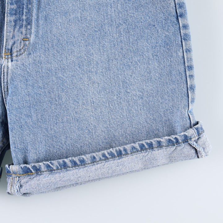Lee denim shorts, women's size L (w30) cotton blue type Vintage Second Hand