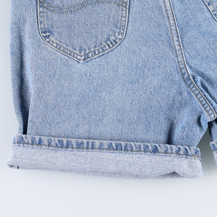 Lee denim shorts, women's size L (w30) cotton blue type Vintage Second Hand